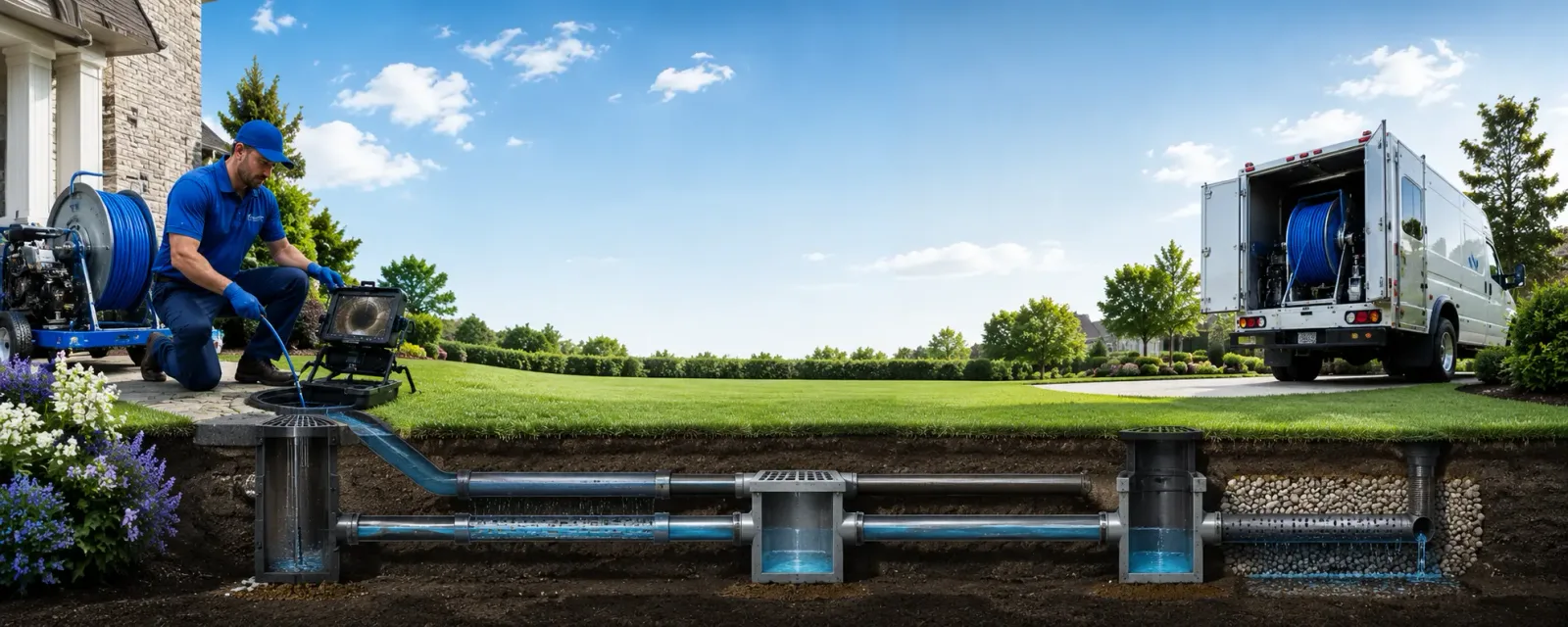 Outdoor drain cleaning information for Hope, KS